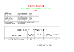 LICEO MUSICALE - Provveditorato Viterbo