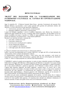 20090915 mbac comunicato blitz - Ministero Beni e Attività Culturali