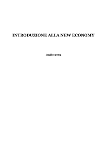 la new economy- un approccio sociologico