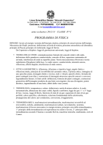 Liceo Scientifico Statale “Niccolò Copernico” Via Verdi 23/25
