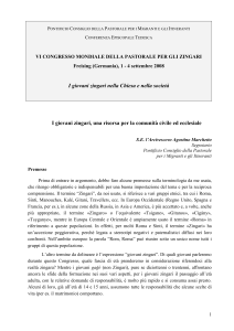 Il testo integrale della relazione dell`Arcivescovo Marchetto, in italiano