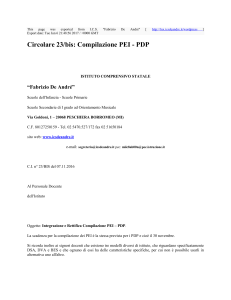 Circolare 23/bis: Compilazione PEI - PDP : I.C.S. "Fabrizio De Andrè