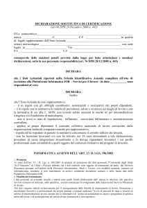 dichiarazione DGR154 - Università degli Studi "G. d`Annunzio"
