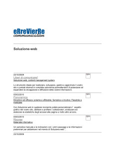 eRreVierRe communication - Soluzione-web