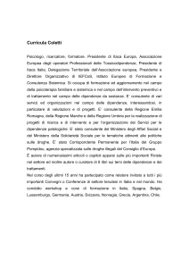 Curricula Coletti - Comune di Ferrara