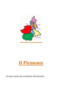 Il Piemonte - Riassunti, ricerche e altro
