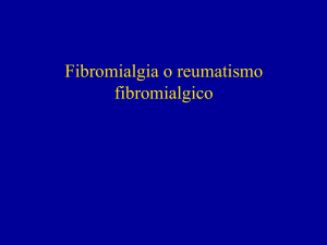 Fibromialgia o reumatismo fibromialgico