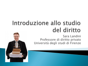 Introduzione - Università degli Studi di Firenze