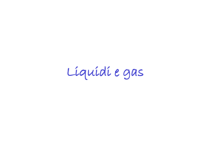 Liquidi e gas L`atmosfera terrestre