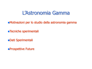 Raggi Cosmici e Astronomia Gamma