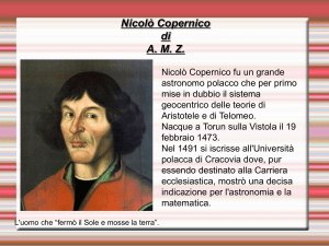 Niccolò Copernico di Z. A. M. a.s. 2011-2012 - CPIA