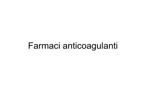 Farmaci anticoagulanti