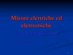 Misure elettriche ed elettroniche - Digilander