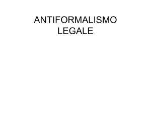 ANTIFORMALISMO LEGALE