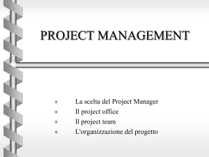 lezione DormioProject Management PARTE I