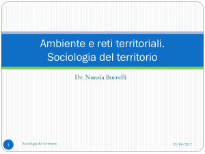 Diapositiva 1 - Dipartimento di Sociologia e Ricerca Sociale