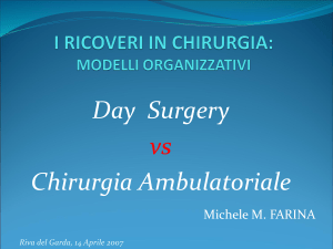 Day Surgery versus Chirurgia Ambulatoriale