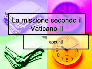 La missione secondo il Vaticano II
