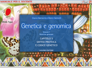 Genetica e genomica - Vol. III - Cap. 16