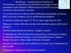 Botulismo, clinica CLICCA