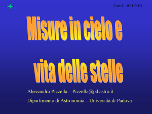 Galassie e cosmologia - Liceo Galileo Galilei