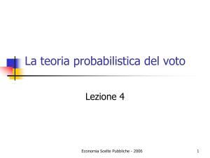 Modelli di voto probabilistico