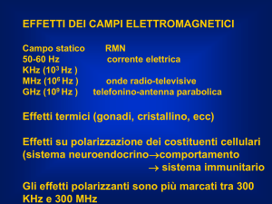 Effetti dei Campi elettromagnetici