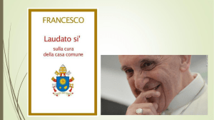 laudato si - enciclica di papa Francesco