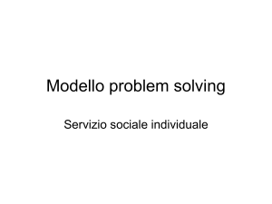 Modello problem solving