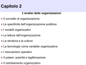Analisi delle organizzazioni_cap.2