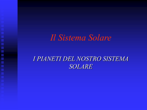 Il Sistema Solare