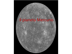 Il pianeta mercurio