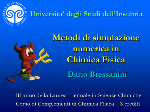 No Slide Title - Università degli Studi dell`Insubria