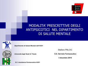 Studio DSM antipsicotici PALCIC