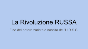 La Rivoluzione RUSSA - Europa Digital School