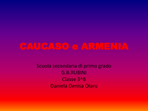 caucaso-armenia - Istituto Comprensivo "GB Rubini"