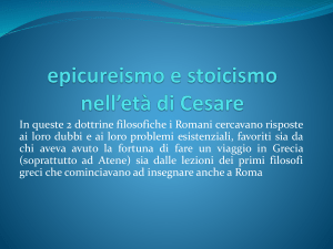 epicureismo e stoicismo nell`età di Cesare (slide)