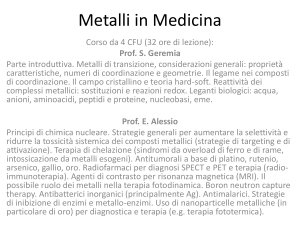 Metalli in Medicina