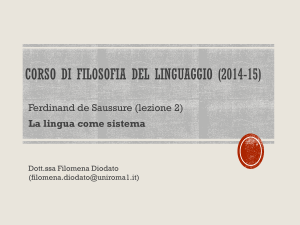 Corso di Filosofia del Linguaggio (2014-15)