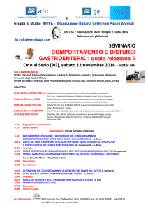Bergamo 12 novembre 2016 - Seminario comportamenti e