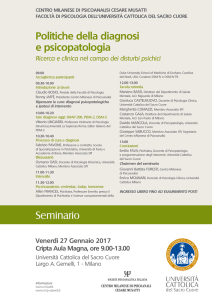 Scarica la locandina - Centro Milanese di Psicoanalisi