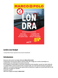 Londra Low Budget Introduzione