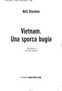 Vietnam. Una sporca bugia