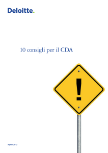 10 consigli per il CDA