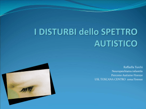 Percorso monotematico sui disturbi dello spettro autistico