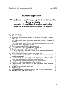 Rapporto esplicativo - Repubblica e Cantone Ticino