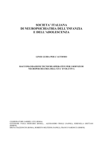 societa` italiana di neuropsichiatria dell`infanzia e dell