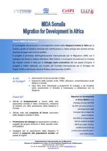 MIDA Somalia - Cooperazione Italiana