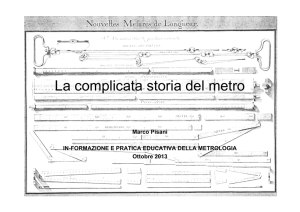 La storia del metro - Physics Easy Learning