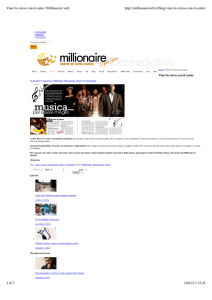 Vinci lo stress con il canto | Millionaire web